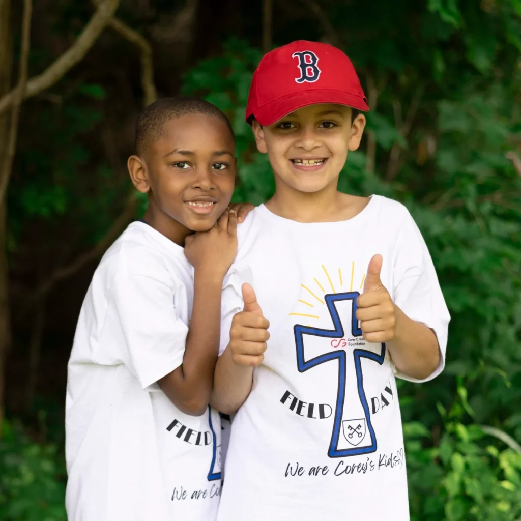 Two boys at Field Day